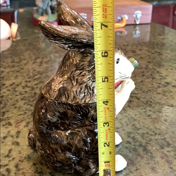 1980’s Japan Made Vintage Bunny Shaped Lidded Dish With Spoon - Picture 8 of 8